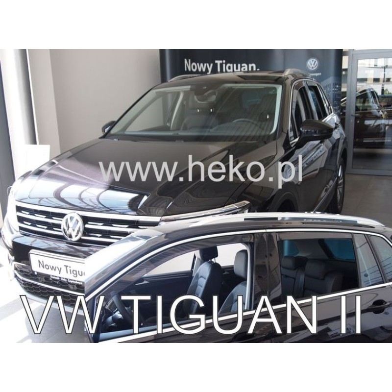 Ανεμοθραύστες Vw Tiguan (2016-2024) - 4 τμχ. εμπρός και πίσω, Heko