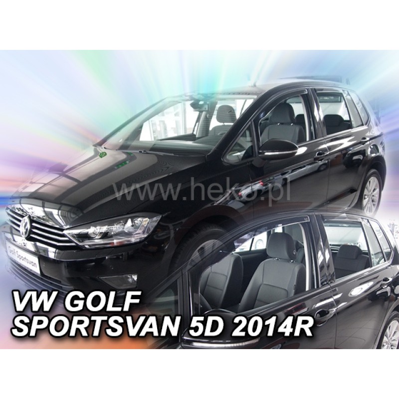 Ανεμοθραύστες Vw Golf Sportsvan (2014-2020) - 4 τμχ. εμπρός και πίσω, Heko