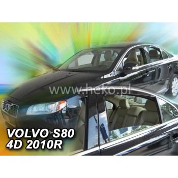 Ανεμοθραύστες Volvo S80 (2006-2016) sedan - 4 τμχ εμπρός και πίσω, Heko