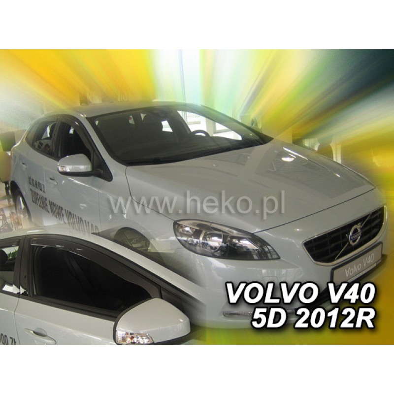 Ανεμοθραύστες Volvo V40 (2012-2019) 5 πορτο - 2 τμχ. εμπρός, Heko