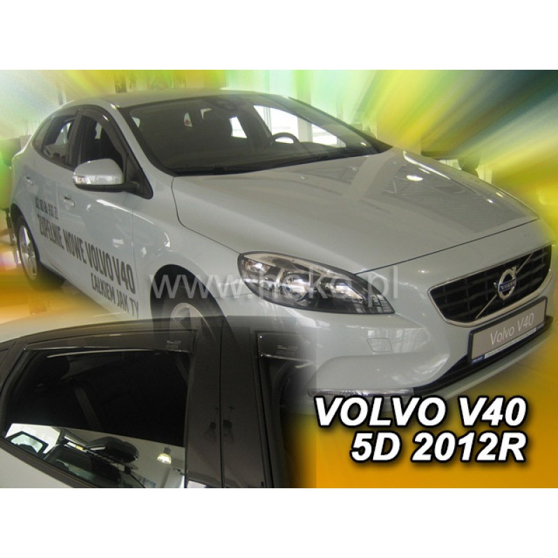 Ανεμοθραύστες Volvo V40 (2012-2019) 5 πορτο - 4 τμχ εμπρός και πίσω, Heko