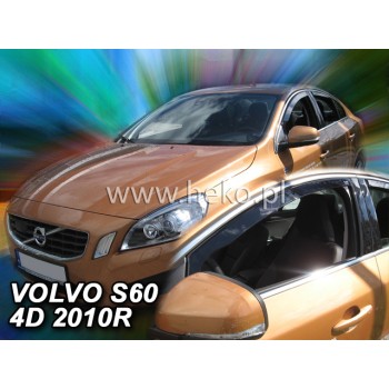 Ανεμοθραύστες Volvo S60 / V60 (2010-2018) sedan - 2 τμχ. εμπρός, Heko