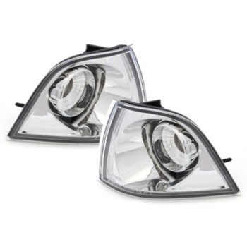 Φλας φαναριού BMW E36 (1990 -1999) sedan / combi / compact - chrome - σετ 2τμχ.
