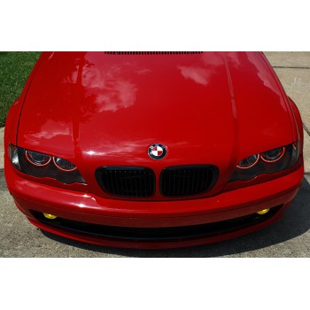 Δαχτυλίδια BMW E46 coupe (1998-2003) / BMW E46 Sedan, Combi (1998-2005) angel eyes - κόκκινο χρώμα
