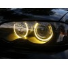 Δαχτυλίδια BMW E46 coupe (1998-2003) / BMW E46 Sedan, Combi (1998-2005) angel eyes - κίτρινο χρώμα