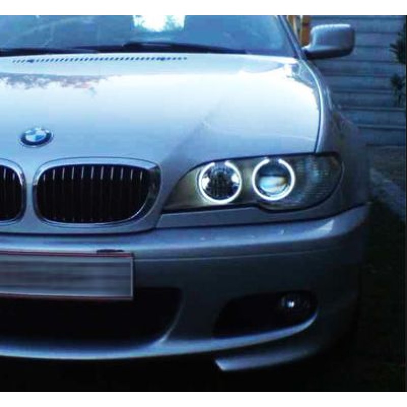 Δαχτυλίδια BMW E46 coupe (2003-2006) angel eyes - λευκά