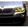 Δαχτυλίδια BMW X3 (2004-2007) angel eyes - κίτρινα