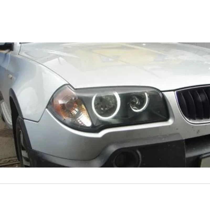 Δαχτυλίδια BMW X3 (2004-2007) angel eyes - Λευκό χρώμα