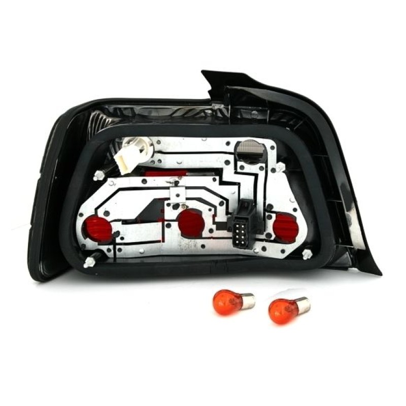 Πίσω φανάρια BMW E36 (1991-1999) coupe - φιμέ - σετ 2τμχ.
