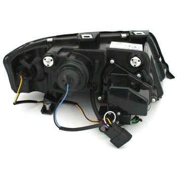 Φανάρια εμπρός Audi A6 C5 (2001-2004) led lightbar - μαύρα , με λάμπες (Η1) - σετ 2τμχ. Φανάρια εμπρός Audi A6 C5 (2001-2004) led lightbar - μαύρα , με λάμπες (Η1) - σετ 2τμχ.