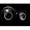 Φανάρια εμπρός Mercedes CLK W208 (1997-2002) με CCFL angel eyes, με λάμπες (Η1) - σετ 2τμχ.