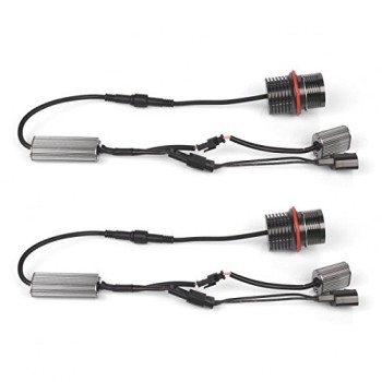 Angel eyes BMW E39 / E60 / E53 X5 / E65 / E87 / E63 40W led - κόκκινο χρώμα - 2τμχ.