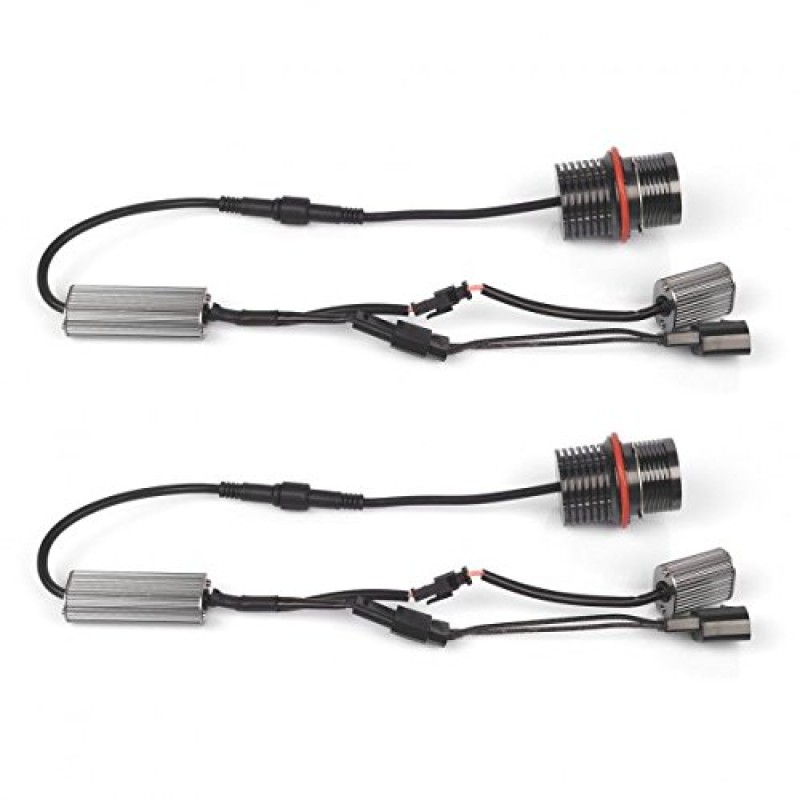 Angel eyes BMW E39 / E60 / E53 X5 / E65 / E87 / E63 40W led - κόκκινο χρώμα - 2τμχ.