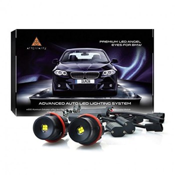 Angel eyes BMW E39 / E60 / E53 X5 / E65 / E87 / E63 40W led - κόκκινο χρώμα - 2τμχ.