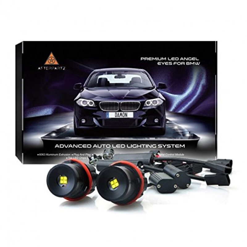 Angel eyes BMW E39 / E60 / E53 X5 / E65 / E87 / E63 40W led - κόκκινο χρώμα - 2τμχ.