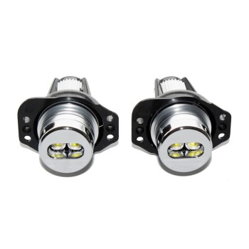 Angel eyes BMW E90 / E91 10W Led - μπλε χρώμα - 2τμχ.