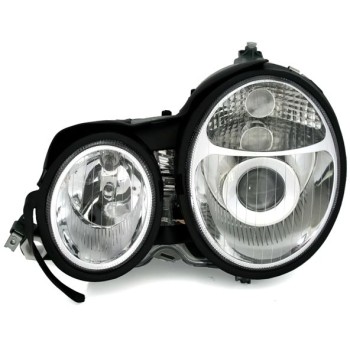 Φανάρια εμπρός Mercedes W210 E-Class (1999-2001) , χωρίς λάμπες (Η7) - σετ 2τμχ.