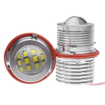 Angel eyes BMW E39 / E60 / E53 X5 / E65 / E87 / E63 60W led - λευκό χρώμα - 2τμχ.