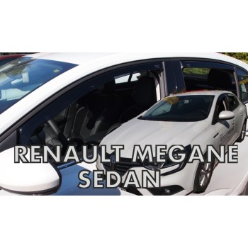 Ανεμοθραύστες Renault Megane Grand Coupe (2016-2024) 4 πορτο - 4 τμχ. εμπρός και πίσω, Heko