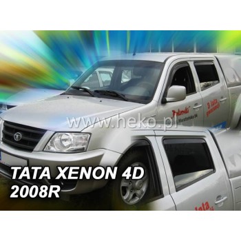 Ανεμοθραύστες Tata Xenon (2007+) 4 πορτο - 4τμχ. εμπρός και πίσω, Heko