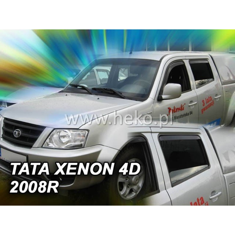 Ανεμοθραύστες Tata Xenon (2007+) 4 πορτο - 4τμχ. εμπρός και πίσω, Heko