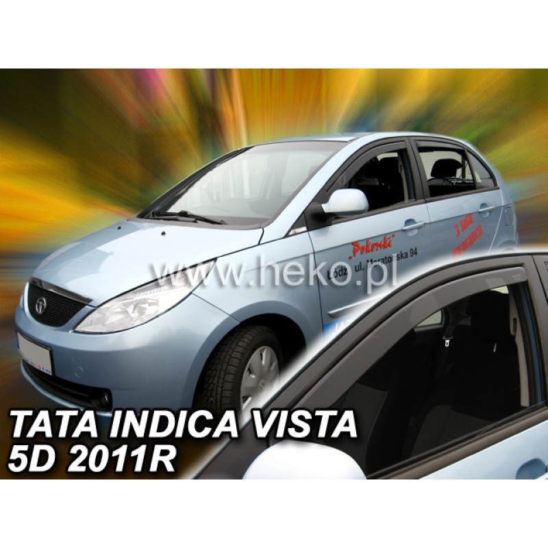 Ανεμοθραύστες Tata Indica Vista (2008-2015) 5 πορτο - 2τμχ. εμπρός, Heko