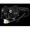 Φανάρια εμπρός Audi A4 (2001-2004) led Dayline - chrome , με λάμπες (Η1) - σετ 2τμχ.