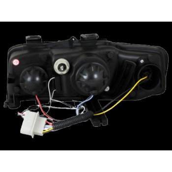 Φανάρια εμπρός Audi A4 (2001-2004) led Dayline - chrome , με λάμπες (Η1) - σετ 2τμχ. Φανάρια εμπρός Audi A4 (2001-2004) led Dayline - chrome , με λάμπες (Η1) - σετ 2τμχ.