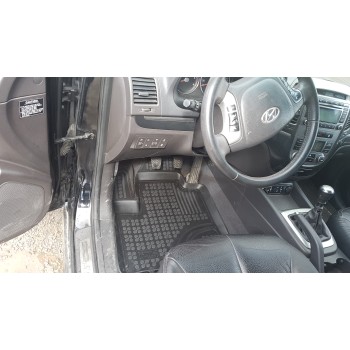 Λαστιχένια πατάκια HYUNDAI Santa Fe II (2006-2012) - τύπου σκαφάκι - 4τμχ., Rezaw Plast