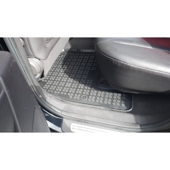 Λαστιχένια πατάκια HYUNDAI Santa Fe II (2006-2012) - τύπου σκαφάκι - 4τμχ., Rezaw Plast