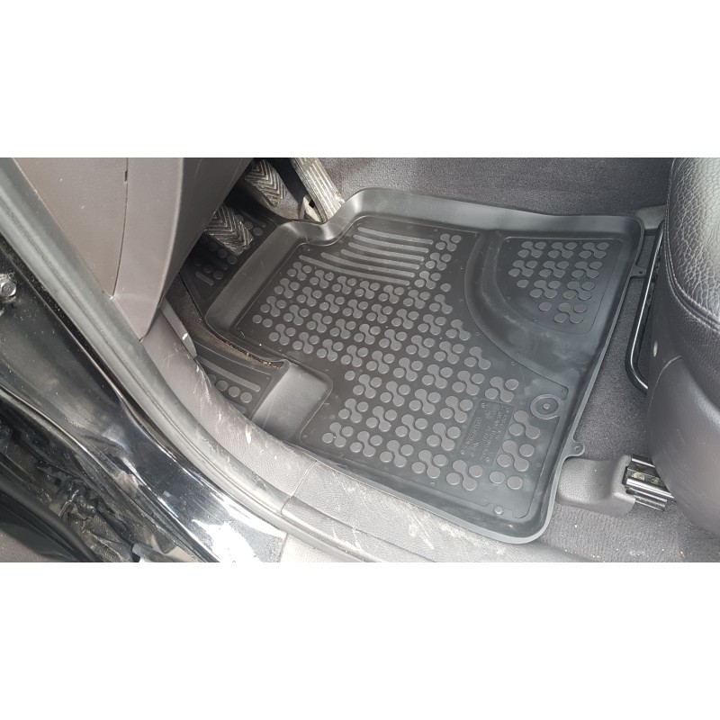 Λαστιχένια πατάκια HYUNDAI Santa Fe II (2006-2012) - τύπου σκαφάκι - 4τμχ., Rezaw Plast