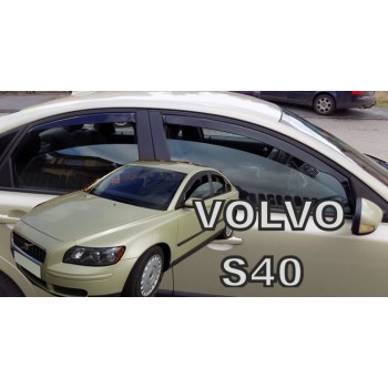 Ανεμοθραύστες Volvo S40 (2004-2012) sedan - 4 τμχ. εμπρός και πίσω, Heko Ανεμοθραύστες Volvo S40 (2004-2012) sedan - 4 τμχ. εμπρός και πίσω, Heko