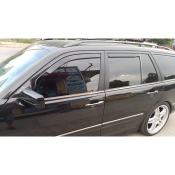 Ανεμοθραύστες Mercedes E-Class W210 (1995-2003) combi - 4 τμχ. εμπρός και πίσω, Heko
