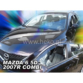 Ανεμοθραύστες Mazda 6 (2007-2013) combi - 4 τμχ. εμπρός και πίσω, Heko