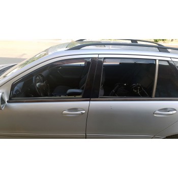 Ανεμοθραύστες Mercedes C-Class W203 (2000-2007) combi - 4 τμχ. εμπρός και πίσω, Heko