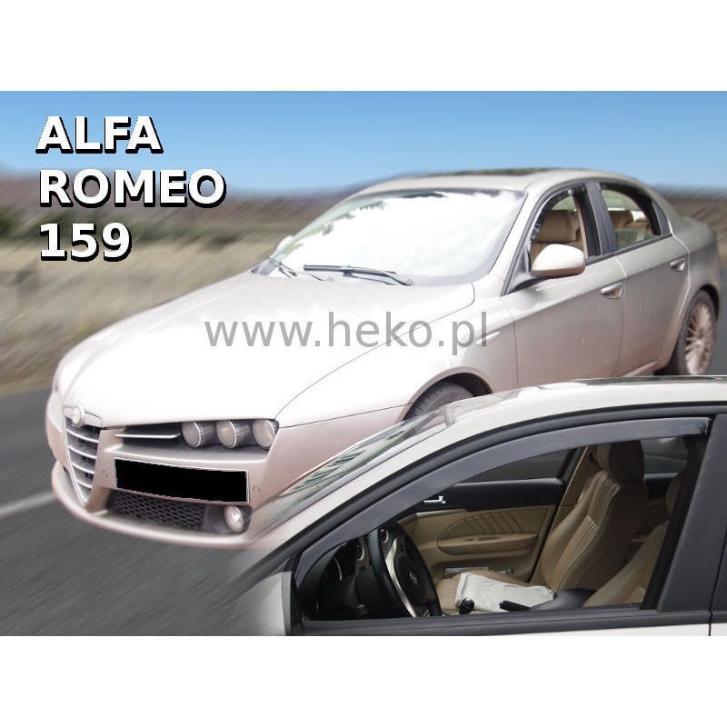 Ανεμοθραύστες Alfa Romeo 159 (2005-2011) - 2 τμχ. εμπρός, Heko