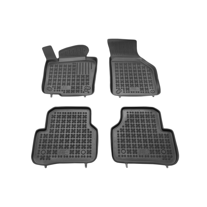 Λαστιχένια πατάκια VW Passat B6 / B7 (2005-2014) / Tiguan (2007-2016) / Jetta (2010-2018) - τύπου σκαφάκι - 4τμχ., Rezaw Plast