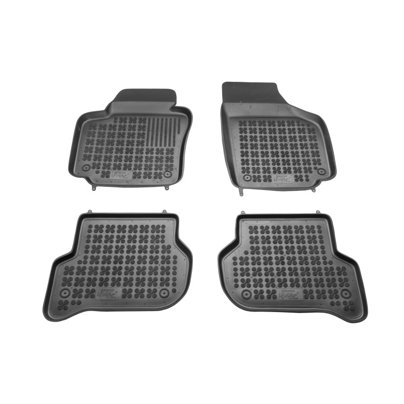 Λαστιχένια πατάκια SKODA Yeti (2009-2017) / VW Golf Plus (2005-2014) - τύπου σκαφάκι - 4τμχ., Rezaw Plast