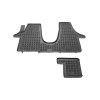 Λαστιχένια πατάκια VW Transporter T5 multivan (2003-2015) / T6 (2015-2019) / T6.1 (2019+) - τύπου σκαφάκια - 2τμχ., Rezaw Plast