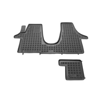 Λαστιχένια πατάκια VW Transporter T5 multivan (2003-2015) / T6 (2015-2019) / T6.1 (2019+) - τύπου σκαφάκια - 2τμχ., Rezaw Plast