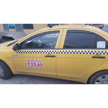 Ανεμοθραύστες Mitsubishi Lancer (2007-2016) 5 πορτο ,sedan - 4 τμχ. εμπρός και πίσω, Heko