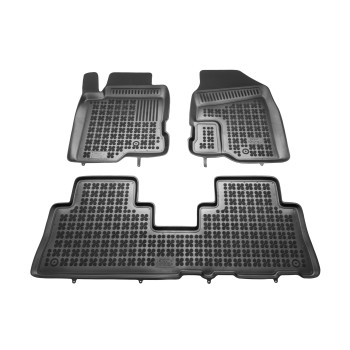 Λαστιχένια πατάκια OPEL Antara (2006-2016) / CHEVROLET Captiva I (2006-2018) - τύπου σκαφάκι - 3τμχ., Rezaw Plast