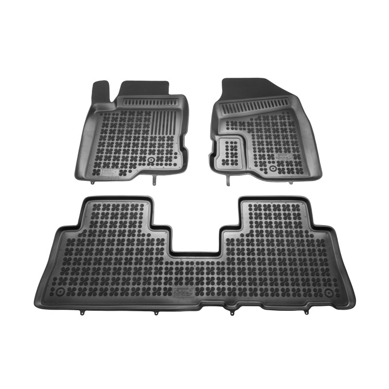 Λαστιχένια πατάκια OPEL Antara (2006-2016) / CHEVROLET Captiva I (2006-2018) - τύπου σκαφάκι - 3τμχ., Rezaw Plast