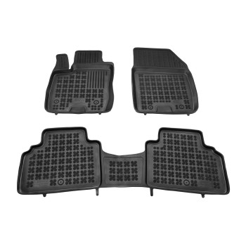 Λαστιχένια πατάκια Ford Tourneo Courier (2014-2023) - τύπου σκαφάκι - 3τμχ., Rezaw Plast Λαστιχένια πατάκια Ford Tourneo Courier (2014-2023) - τύπου σκαφάκι - 3τμχ., Rezaw Plast