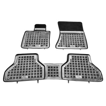 Λαστιχένια πατάκια BMW X5 E70 (2007-2013) / X6 E71 (2008-2014) - τύπου σκαφάκι - 3τμχ., Rezaw Plast
