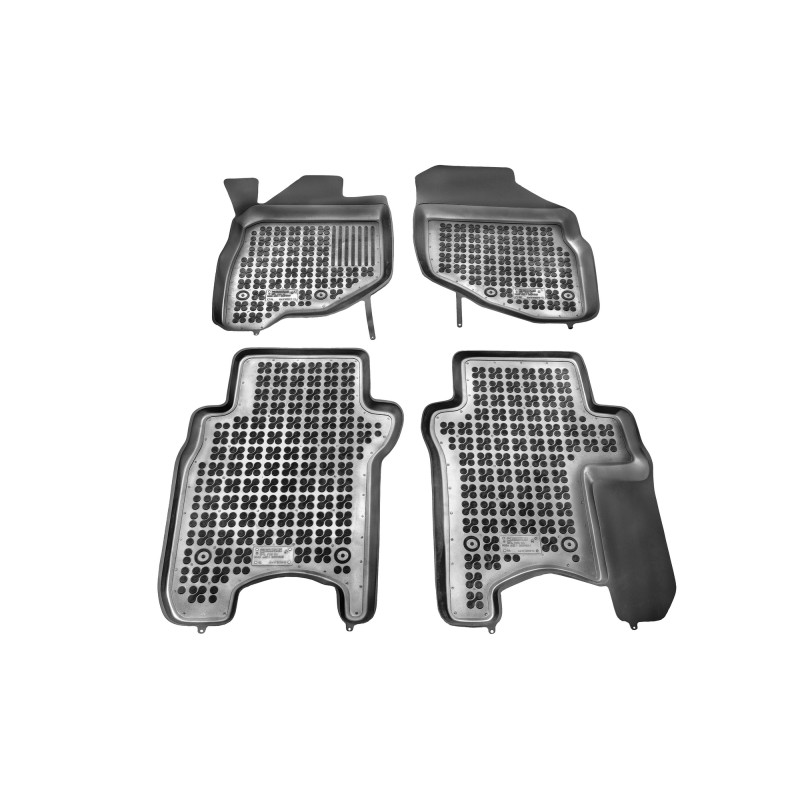 Λαστιχένια πατάκια HONDA Jazz I / City (2002-2008) - τύπου σκαφάκι - 4τμχ., Rezaw Plast