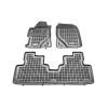 Λαστιχένια πατάκια HONDA Civic VII sedan (2001-2005) - τύπου σκαφάκι - 3τμχ., Rezaw Plast