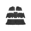 Λαστιχένια πατάκια KIA Carnival II (2005-2014) - 7 θέσιο - τύπου σκαφάκι - 4τμχ., Rezaw Plast