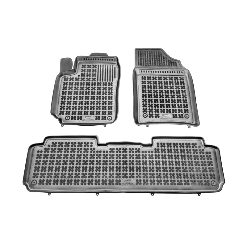 Λαστιχένια πατάκια CITROEN Xsara Picasso (1999-2010) - τύπου σκαφάκι - 3τμχ., Rezaw Plast