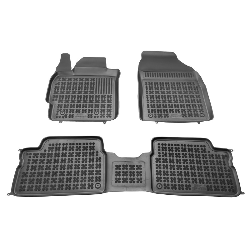 Λαστιχένια πατάκια TOYOTA Auris (2007-2010) / Corolla (2006-2012) / GREAT WALL Voleex c30 (2010-2016) - τύπου σκαφάκι - 3τμχ., Rezaw Plast